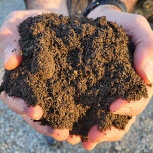Custom blend (soil, compost, sand)